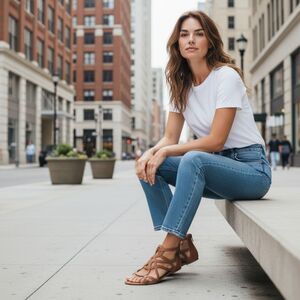 Corso Como 10th Anniversary Size 9.5 Brown Gladiator Sandal